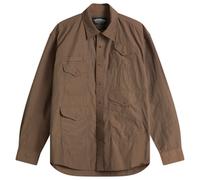 FrizmWORKS Men's Nylon Utility Overshirt Brown