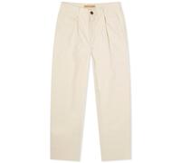 FrizmWORKS Men's OG Haworth One Tuck Trousers Cream