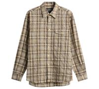 FrizmWORKS Men's Uneven Check Shirt Yellow Large