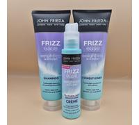 Frizz Ease Weightless Wonder Featherlight Creme, Shampoo & Conditioner - 3 PACK