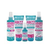 Frizz No More Ultimate Anti-Frizz Collection - 7-in-1 Miracle Spray, Blow Dry Cream 100ml, Miracle Serum 50ml, Smoothing Finishing Cream 100ml, Instant Curls Revitalising Spray 150ml