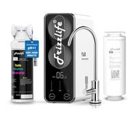 Frizzlife 600GPD Reverse Osmosis System with ASR212-600G RO Replacement Filter, NSF/ANSI 42&58&372 Standards, Alkaline Mineral pH+, Tankless RO Reverse Osmosis System, Under Sink, Reduce TDS, 2:1