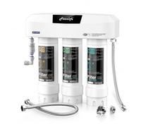 Frizzlife SK99 Under Sink Water Filter System, Direct Connect, NSF/ANSI 53&42 Certified 0.5 Micron Carbon Block, Remove 99.99% Lead, Chlorine, Chloramine, Fluoride, Odour & Bad Taste, Quick Change