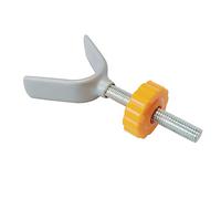 Frjjthchy 4 PCS Spindle Banister Rods Gates Banister Gate Adaptors for Kids Pet Silver