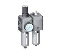 FRL 2-Part G1'' 12000 l/min 0.5-16.0bar/7-232psi Semi-Auto Polycarbonate Futura 4
