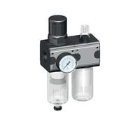 FRL 2-Part G1/2'' 5800 l/min 0.5-10.0bar/7-145psi Semi-Auto Cylinder Lock Polycarbonate Multifix 2