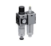 FRL 2-Part G1/4'' 800 l/min 0.5-10.0bar/7-145psi Auto Polycarbonate Futura 0
