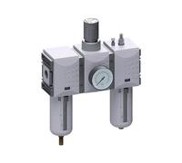 FRL 3-Part G1'' 12000 l/min 0.5-16.0bar/7-232psi Semi-Auto Polycarbonate Futura 4