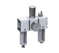 FRL 3-Part G1/4'' 1750 l/min 0.5-16.0bar/7-232psi Semi-Auto Polycarbonate Futura 1