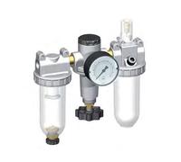 FRL 3-Part G1/4'' 600 l/min 0.5-10.0bar/7-145psi Semi-Auto Protective Cage Polycarbonate Standard 1