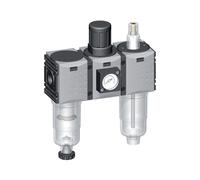 FRL 3-Part G1/4'' 800 l/min 0.5-10.0bar/7-145psi Semi-Auto Polycarbonate Futura 0