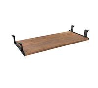 FRMSAET Furniture Accessories, Office Product Suits, Hardware, 53 Cm / 60 Cm / 76 Cm, Keyboard Drawer, Compartment, Wooden Holder Under The Desk, Height Adjustable Platform, (76 cm, Brown)