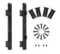 FRMSAET Sliding Keyboard Drawer Tray Hardware 306/356/406/456 mm Slides Metal Drawer Keyboard Slides Mounting Accessories/Ideal for Under Desk Kitchen Cabinet Drawer,One Set(306 mm, Black).