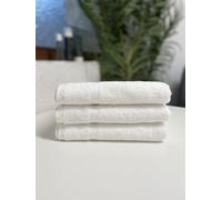 FRNHZ - 100% Combed Ring Spun Cotton Hand Towels - Ultra Soft and Highly Absorbent, Exrta Large Thick Hand towels 50 x 90 cm, Hotel & Spa Quality Hand Towels (10-Pack White) (550GSM)