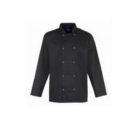 FRNHZ Professional Chef Jacket - Long Sleeve - Unisex - Modern Fit - White and Black Available - Sizes XXS to XXXL