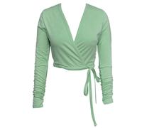 Frock Tales Daisy Ballet Wrap Top - Sage - XS