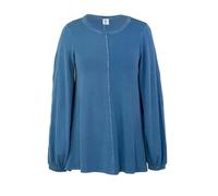 Frock Tales Guru Flared Top with Blouson Sleeves - Wedgwood Blue - Large - Wedgwood Blue