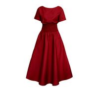 Frock Tales Orchis Dress In Wine - XS