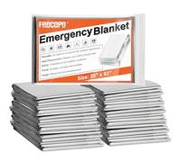 Frocopo 6 Pack Emergency Mylar Blanket, Emergency Blanket Space Blanket Survival Rescue Insulating Reflective foil kit Outdoors Hiking Camping Blanket Perfect for Outdoors, Hiking, Camping Survival