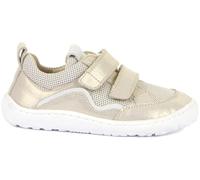 Froddo Mega Flexible Trainers Barefoot Base Leather + Mesh Trim v G3130260, Gold Shine, 9.5 UK Child