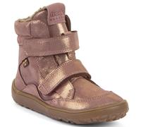 Froddo VG3160246 New Wool Lined Leather Barefoot Boots with Tex Membrane Choice of Colours, 9 Pink Gold, 13 UK Child