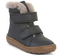 Froddo Winter Boots / Barefoot Boots Nappa Leather with Lambskin Lining in Choice of Colours G3160248, darkblue, 8 UK Child