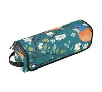 FRODOTGV 2-in-1 Curling Iron Travel Case Hair Tools Organizer Storage Bag Portable Carrying Case for Hot Tools Hair Volumizer Styler, Sweet American Curlcats Turquoise, 05, One Size