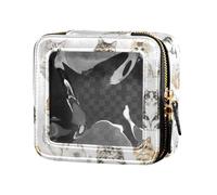 FRODOTGV Ambulance Car and Helicopter Blush Clear Makeup Bag for Purse, 06, One Size