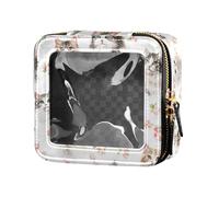 FRODOTGV Ambulance Car and Helicopter Blush Clear Makeup Bag for Purse, 08, One Size