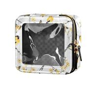 FRODOTGV Ambulance Car and Helicopter Blush Clear Makeup Bag for Purse, 16, One Size