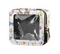 FRODOTGV Ambulance Car and Helicopter Blush Clear Makeup Bag for Purse, 19, One Size