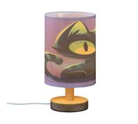 FRODOTGV Big Cat Purple Reading Lamp Small Lamps Soft Light for Boys Home