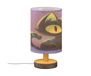 FRODOTGV Big Cat Purple Reading Lamp Small Lamps Soft Light for Boys Home