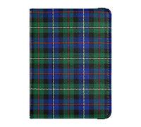 FRODOTGV Black Blue Green Red White Tartan Leather Passport and Vaccine Card Wallet Combo Travel Passport Wallet with Vaccination Card Slot Passport Holder Combo with Vaccine Card Slot for Men and