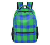 FRODOTGV Casual Day Bag Structured Standable Shape Peach Skin Inner Lining for Primary Secondary School Pupils Short Day Trips Bold Check Size Medium
