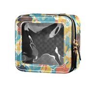 FRODOTGV Cheetah Print Cute Clear Make Up Bag for Girls Cosmetic Containers Toiletry Bags, Beautiful African Woman, One Size