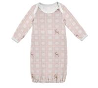 FRODOTGV Christmas Cross - Stitch Snowflakes Baubles Deer Baby Swaddle Sleeper Gowns Soft Cotton Night Pajama Dress 6M
