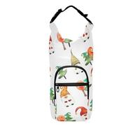 FRODOTGV Christmas Dwarves Stylistic Trees Bottle Sling Stylish Water Bottle Carrying Case Water Bottle Holder Bag Fits 20/24/32/40 oz Bottles