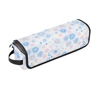 FRODOTGV Christmas Holly Berries Hot Hair Tools Travel Bag for Women, Large Essentials Storage with Heat Resistant Mat for Straighteners, Hair Dryer, Underwater Creatures Starfish Sea Horse, One Size