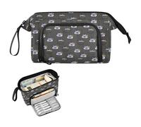 FRODOTGV Closed and Open Eye pencil pouches Large Capacity Pen Case Cosmetic with Zipper Pencil Pen Case Cosmetic for Teacher School Supply