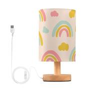 FRODOTGV Colorful Rainbows and Clouds Night Lamp USB Lamps Soft Light Lamps for Reading Home Office Bed Lamp Classroom Library Desk Lamp