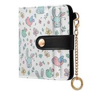FRODOTGV Cute Animals Ladies Lightweight Foldable Wallet Convenient Everyday PU Leather for Women Girls