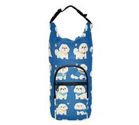 FRODOTGV Cute Little Dogs Water Bottle Slings Adjustable Water Bottle Insulated Carrier Backpack Water Bottle Holder Fits 20/24/32/40 oz Bottles