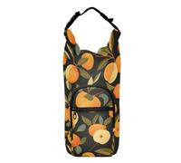 FRODOTGV Cute Nectarines Water Bottle with Carrier Bag Portable Insulated Water Bottle Bag Backpack Water Bottle Holder Fits 20/24/32/40 oz Bottles