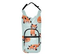 FRODOTGV Cute Red Panda Bottle Holder Adjustable Water Bottle Insulated Carrier Water Bottle Carrier with Strap Fits 20/24/32/40 oz Bottles
