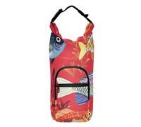 FRODOTGV Cute Snapper Fishes Red Water Bottle Strap Carrier Easy-To-Carry Water Bottle Insulated Sleeve Waterbottle Holder Fits 20/24/32/40 oz Bottles, Cute Snapper Fishes Red, 1 size, Claasic