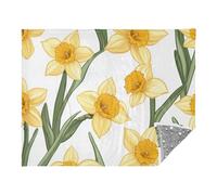 FRODOTGV Cute Yellow Daffodils Throw Blankets for Bed Throw Blanket Couch Throws 50x70 Women's Blanket
