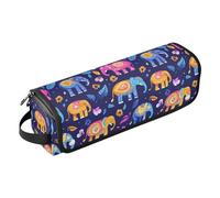 FRODOTGV Dachshund Dreams Of A Bone Womens Curling Iron Travel Bag Removable Hair Styling Tool Organizer and Heat Resistant Mat with Zipper for Flat Irons Hot Tools and Haircare Accessories, Colorful