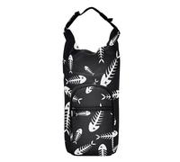 FRODOTGV Dead Hawaiian Fish Skeletons Bottle Holder Multi size Water Bottle Carrying Bag Hiking Water Bottle Holder Fits 20/24/32/40 oz Bottles