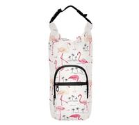 FRODOTGV Flamingo Retro Tree Water Bottle Holder Stylish Water Bottle Carrier for Biking Bottle Water Holder Fits 20/24/32/40 oz Bottles